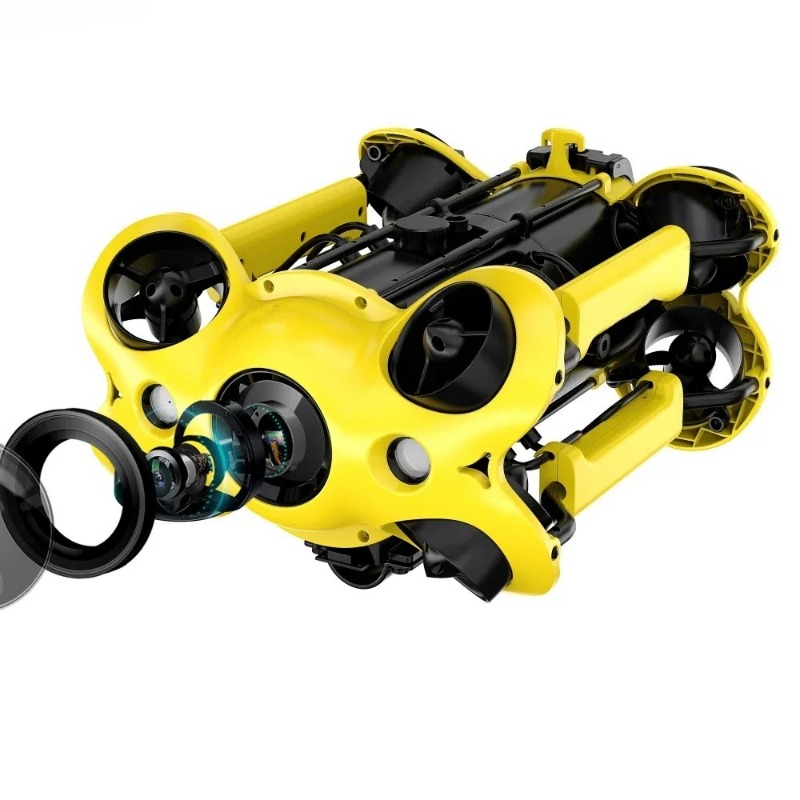 Underwater Drone With Robotic Arm - โดรนใต้น้ำ 4K พร้อมแขนหุ่นยนต์ ระบบล็อคภาพด้วย AI การเคลื่อนไหวรอบทิศทาง