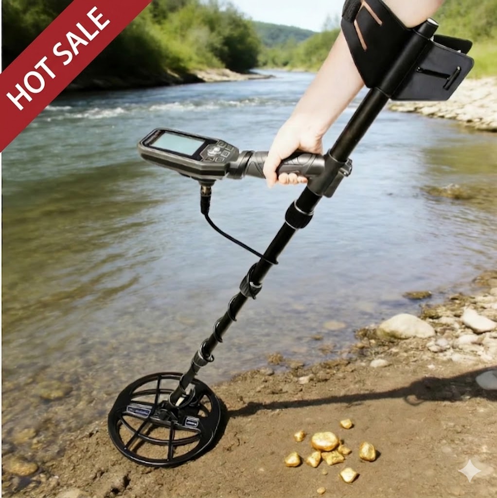 Underwater Metal Detector Waterproof - เครื่องตรวจจับทองใต้น้ำระดับมืออาชีพ Skycruiser, ระบบความถี่หลายระดับ S63, กันน้ำระดับ IP68