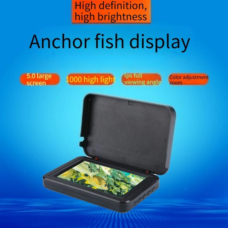 Underwater Fishing Camera 4K - จอภาพ IPS ขนาด 4.3/5 นิ้ว อ่านได้ในแสงแดด