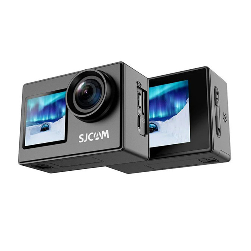 Underwater Fishing Camera 4K - กล้องติดหมวก Dual Screen-SJ4000 SJCAM จอแสดงผลคู่ 4K30FPSWIFI