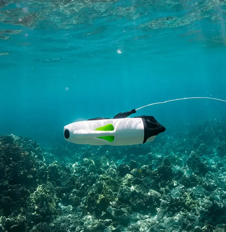 Underwater Drone With Robotic Arm - โดรนใต้น้ำซูมได้ กล้องความละเอียดสูง พร้อมอุปกรณ์แขนหุ่นยนต์แบบแขวน