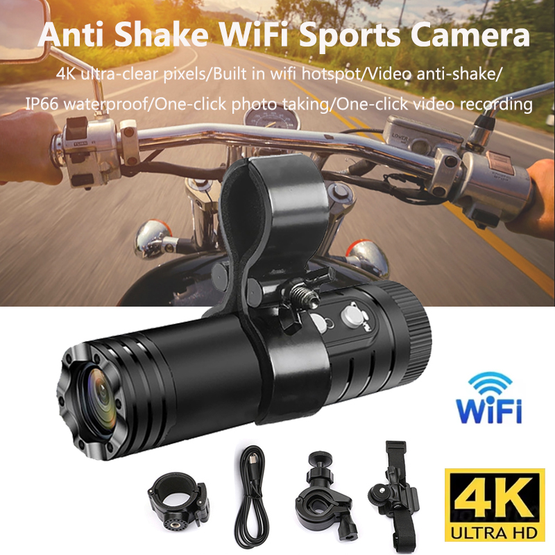 Underwater Fishing Camera 4K - 4K Full HD Wifi แบบพกพากล้องกันน้ําและ Anti