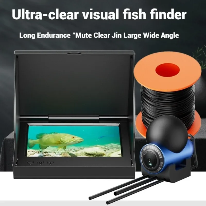 Underwater Fishing Camera 4K - กล้องตกปลาใต้น้ำพร้อมจอภาพ HD ขนาด 4.3 นิ้ว/5 นิ้ว