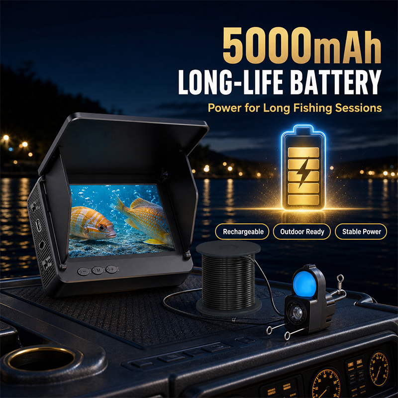 กล้องตรวจจับปลาใต้น้ำ 1080P HD - Underwater Fishing Camera 4K บทวิจารณ์และราคา