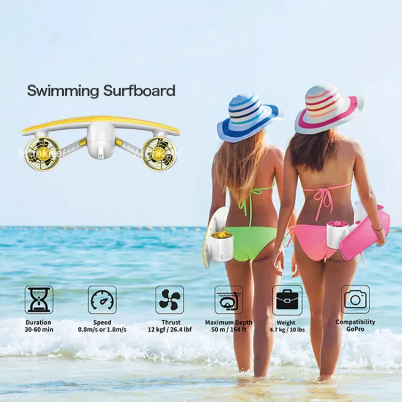 สกูตเตอร์ใต้น้ำไฟฟ้า Mankeel W - Underwater Scooter Sea Scooter บทวิจารณ์และราคา