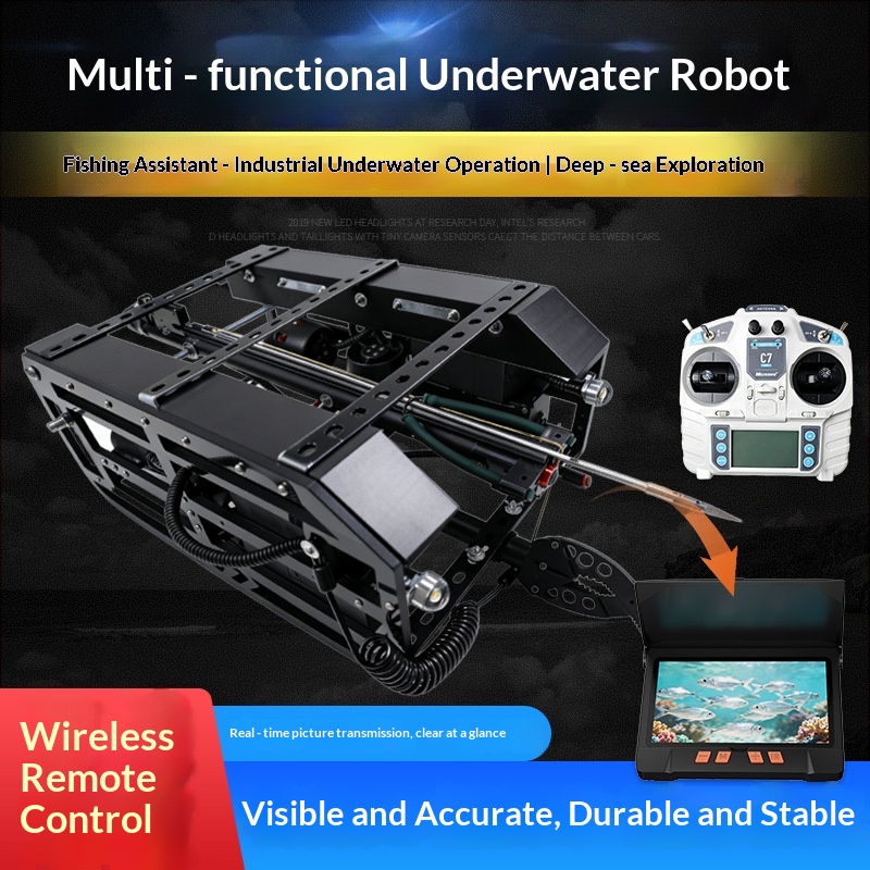 หุ่นยนต์ใต้น้ำสำหรับจับปลา ตรว - Underwater Drone With Robotic Arm บทวิจารณ์และราคา