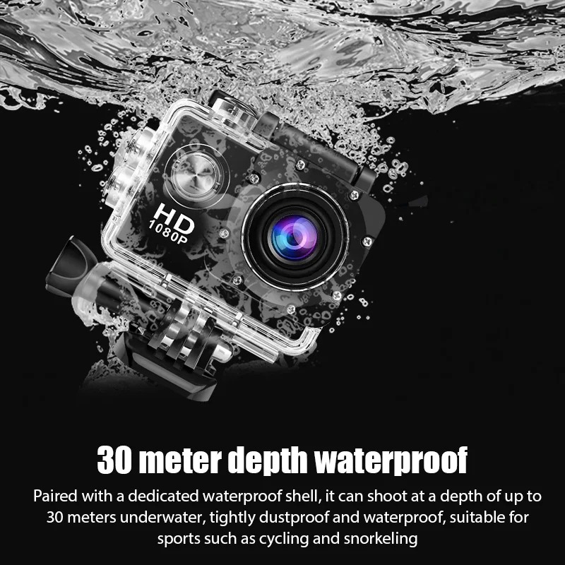 กล้องบันทึกภาพกีฬาแบบกันน้ำขนา - Underwater Fishing Camera 4K บทวิจารณ์และราคา