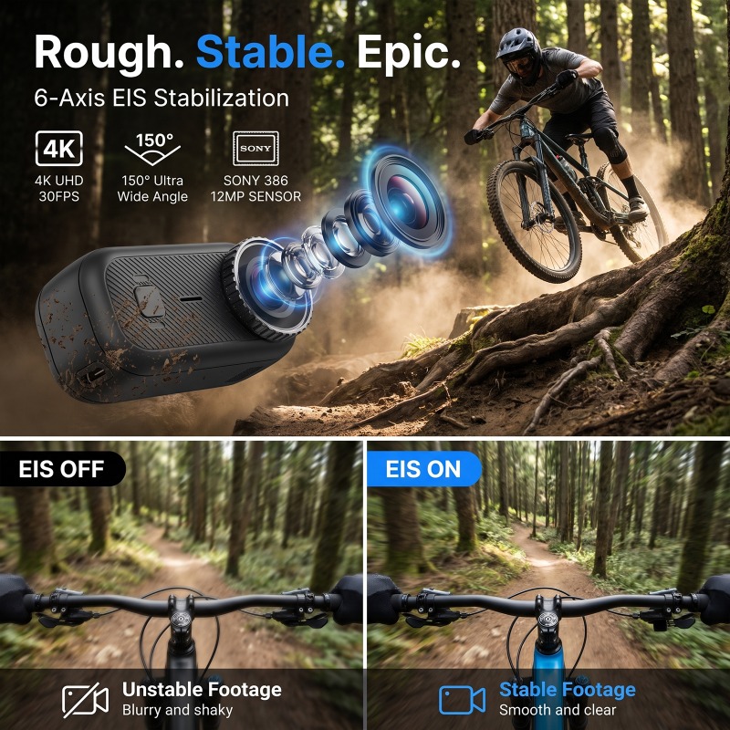 กล้องแอคชั่น APEX Action 4K กล - Underwater Fishing Camera 4K บทวิจารณ์และราคา