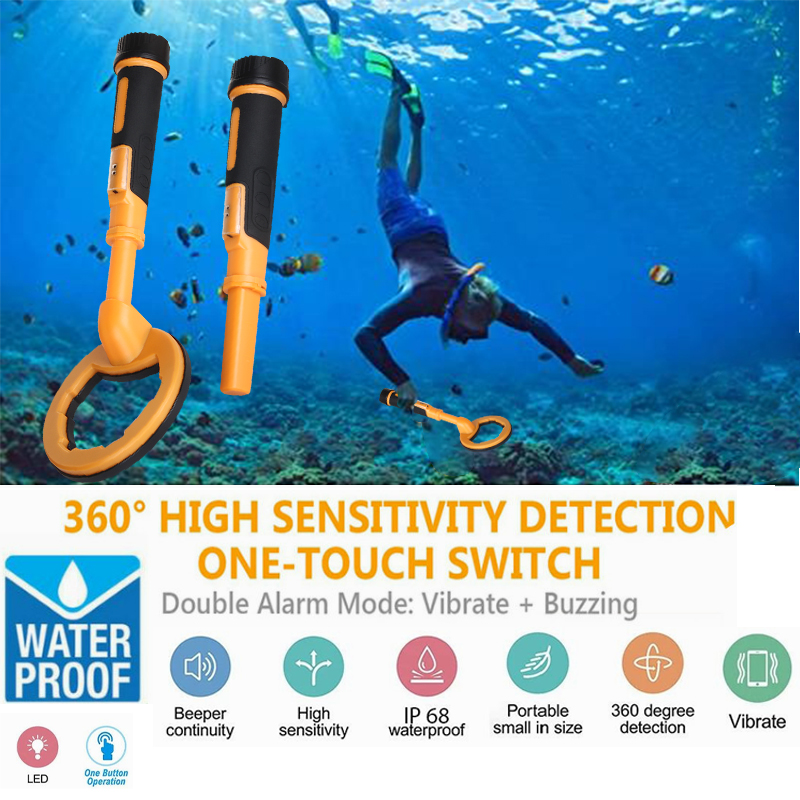 เครื่องตรวจจับดำน้ำชีพจรเครื่อ - Underwater Metal Detector Waterproof บทวิจารณ์และราคา