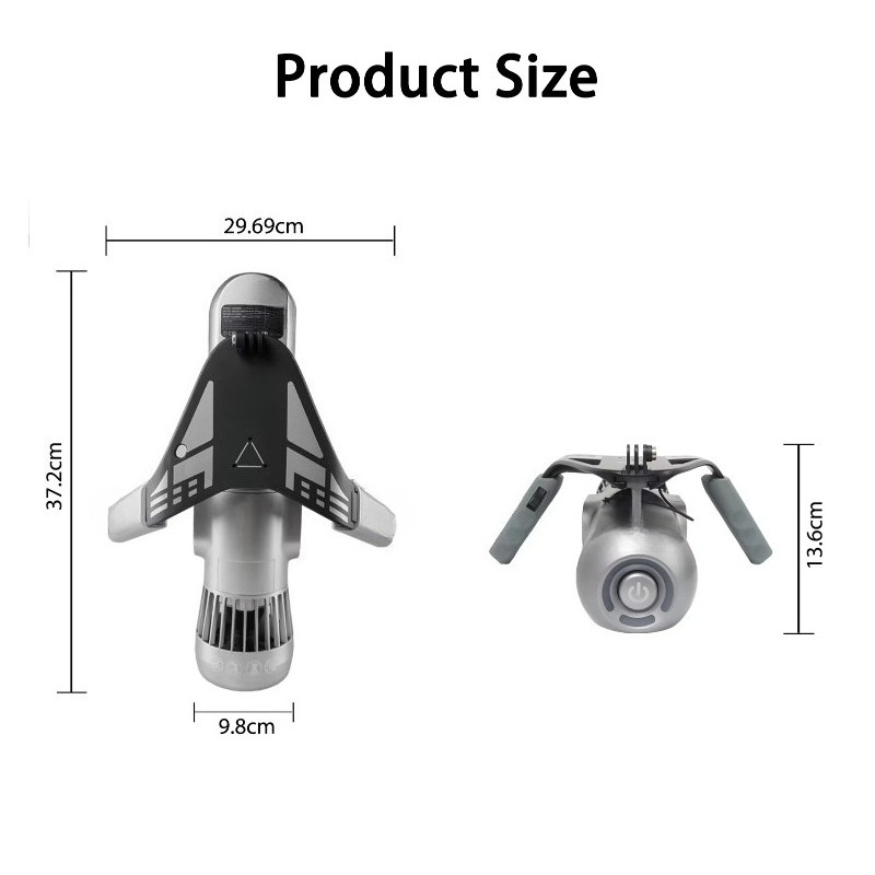 สกูตเตอร์ใต้น้ำ 600W IP68 กันน - Underwater Scooter Sea Scooter บทวิจารณ์และราคา