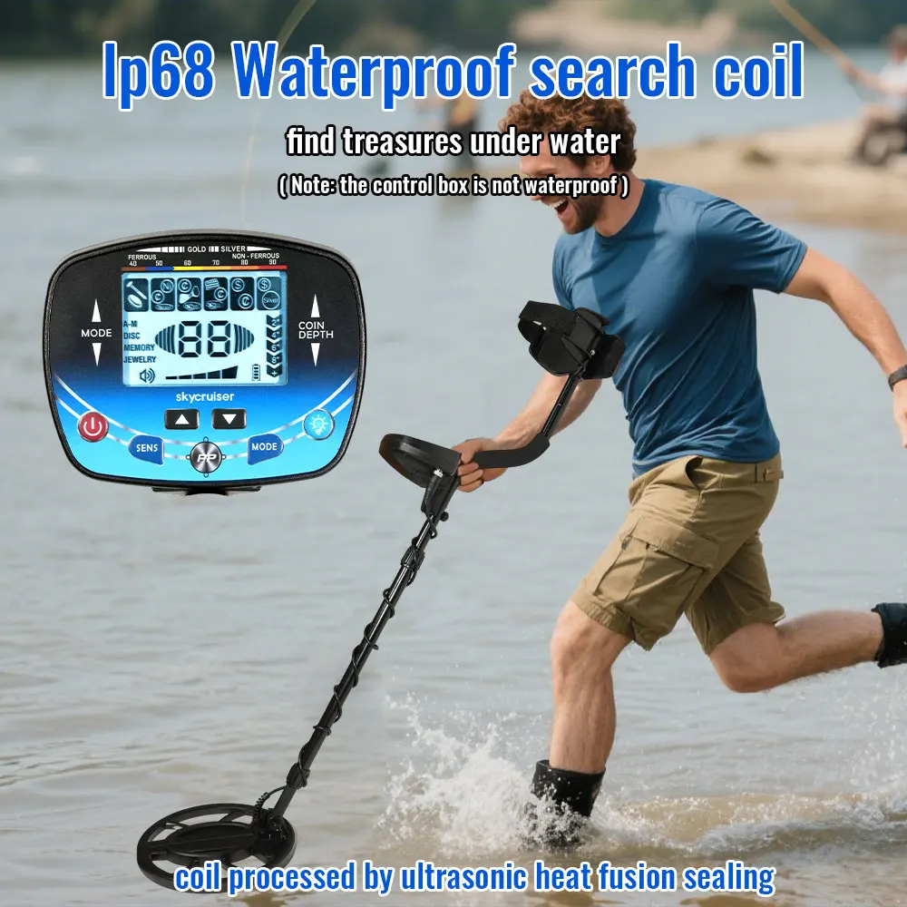 เครื่องตรวจจับโลหะแบบมืออาชีพ  - Underwater Metal Detector Waterproof บทวิจารณ์และราคา