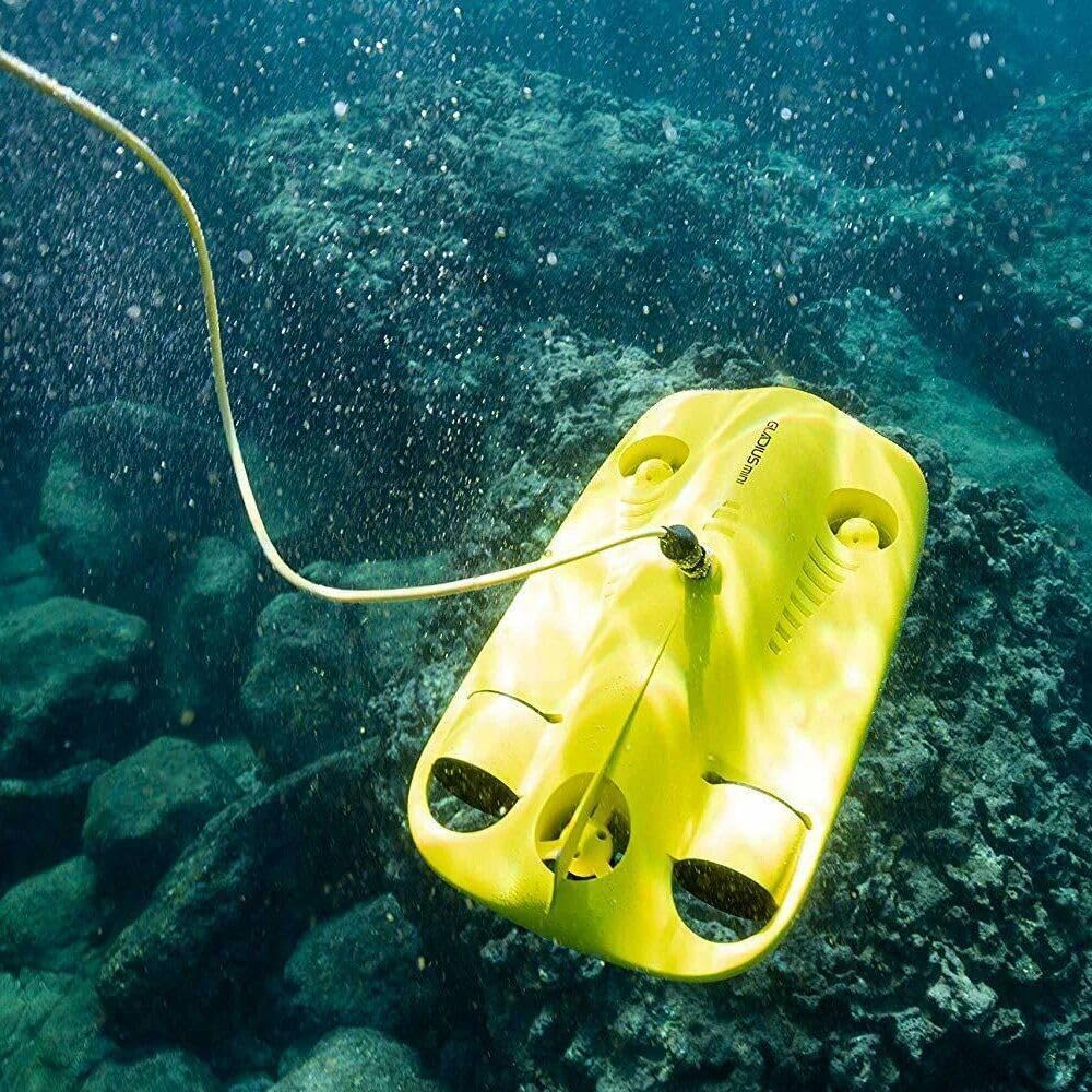 โดรนใต้น้ำขนาดเล็ก 5 ใบพัด กัน - Underwater Drone 4K Camera 100M บทวิจารณ์และราคา