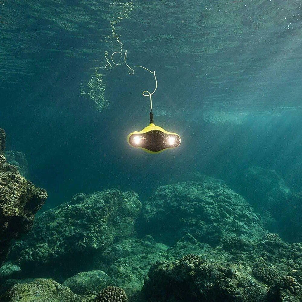 โดรนใต้น้ำขนาดเล็ก 5 ใบพัด กัน - Underwater Drone 4K Camera 100M บทวิจารณ์และราคา