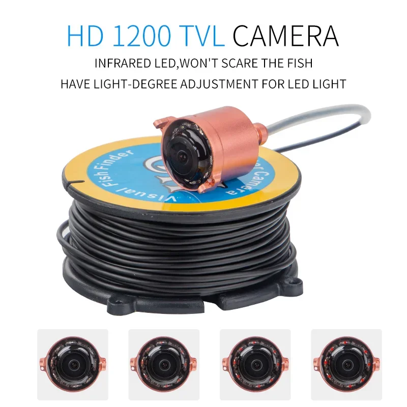 กล้องตกปลาใต้น้ํามุมกว้าง 120  - Underwater Fishing Camera 4K บทวิจารณ์และราคา