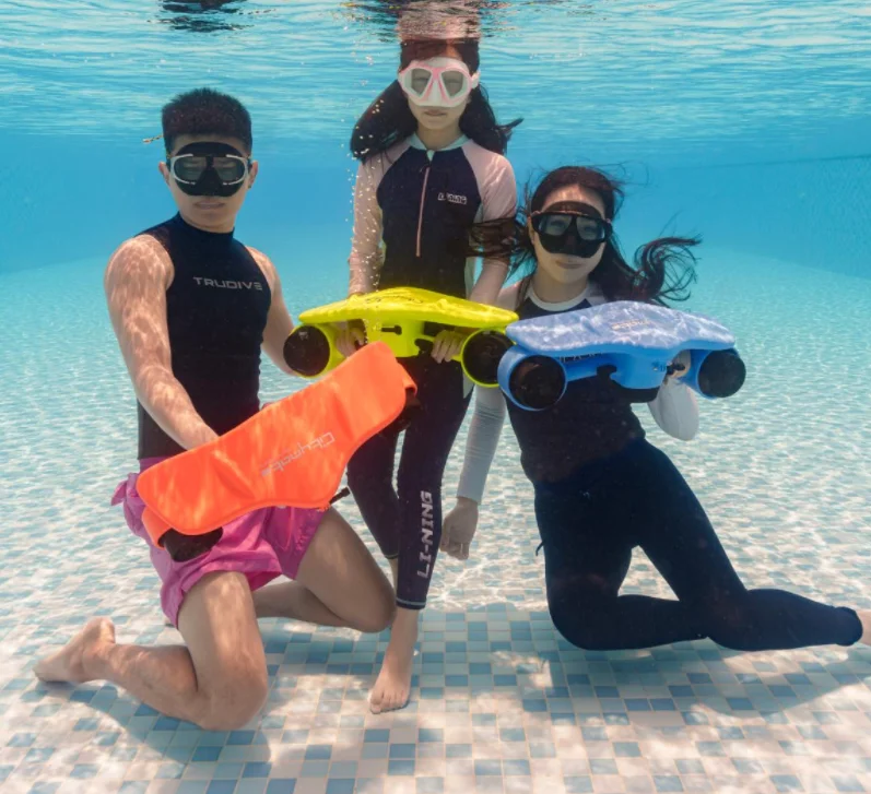 สกูตเตอร์ใต้น้ำไฟฟ้าคุณภาพสูง  - Underwater Scooter Sea Scooter บทวิจารณ์และราคา
