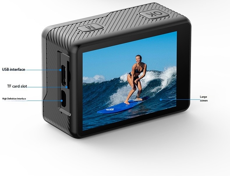 กล้องแอคชั่น WiFi พร้อมระบบกัน - Underwater Fishing Camera 4K บทวิจารณ์และราคา
