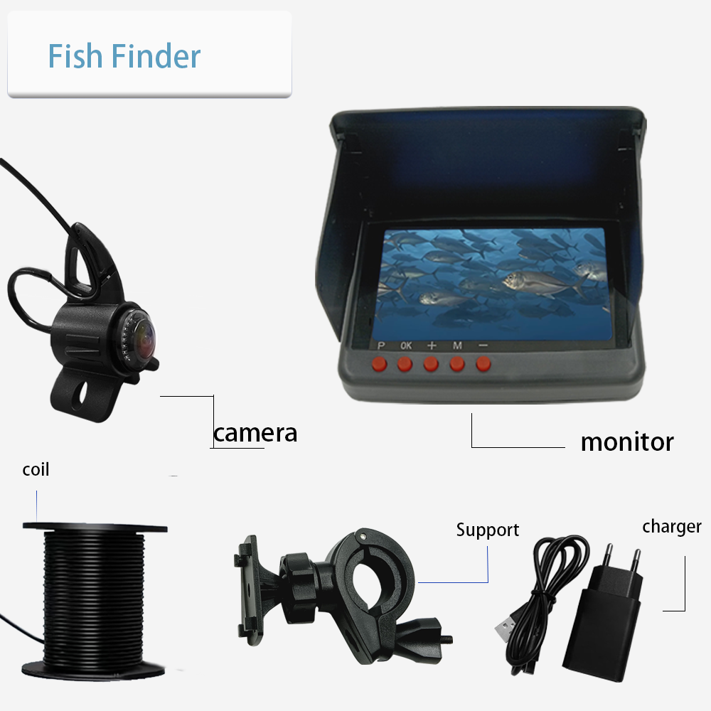 กล้องตกปลาใต้น้ำ 4K ขนาด 5 นิ้ - Underwater Fishing Camera 4K บทวิจารณ์และราคา