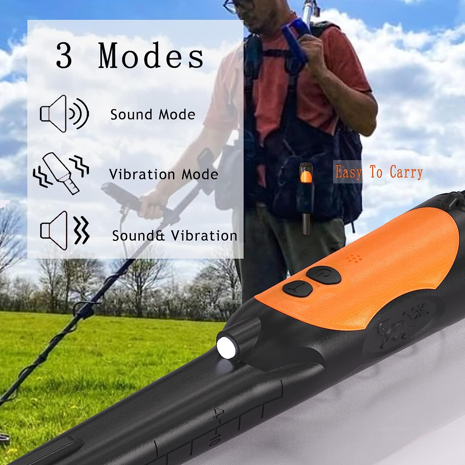 เครื่องตรวจจับโลหะ Pinpointer- - Underwater Metal Detector Waterproof บทวิจารณ์และราคา
