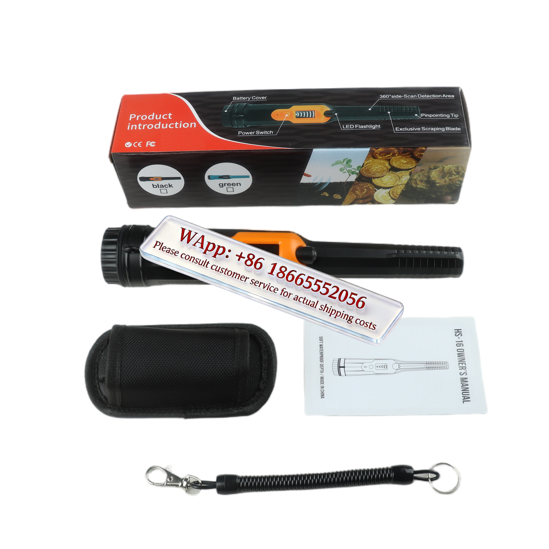 เครื่องตรวจจับโลหะแบบพกพาสำหรั - Underwater Metal Detector Waterproof บทวิจารณ์และราคา