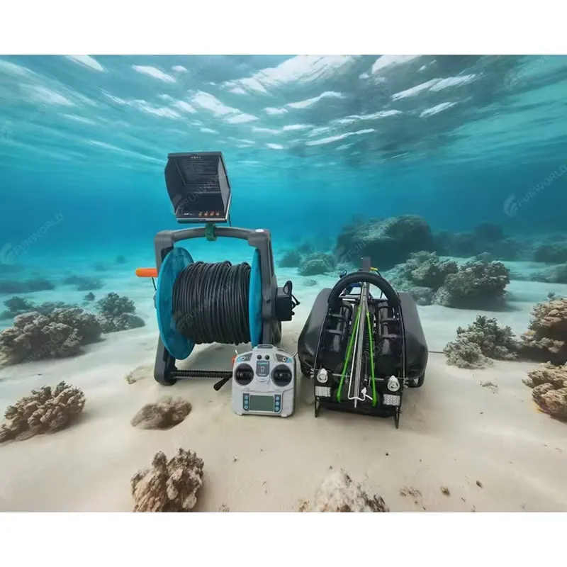 หุ่นยนต์ใต้น้ำแบบมืออาชีพ สำหร - Underwater Drone With Robotic Arm บทวิจารณ์และราคา